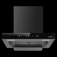 elica SPT FL 600 BLDC HAC LTW MS NERO 60cm 1500m3/hr Ducted Auto Clean Wall Mounted Chimney with Motion Sensor Control (Black)