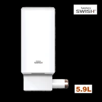 Symphony SWISH 5.9 Litre Vertical Instant Geyser with PUROPOD Cartridge Technology (White)