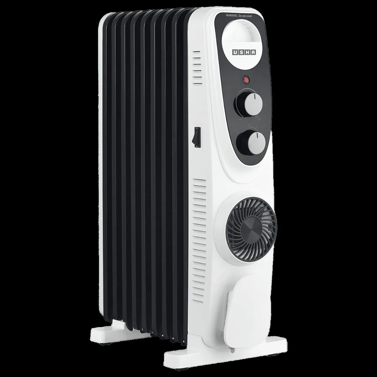 USHA 4209 FU 2000W PTC Oil Filled Radiator Room Heater with 9 Fins (Adjustable Thermostat