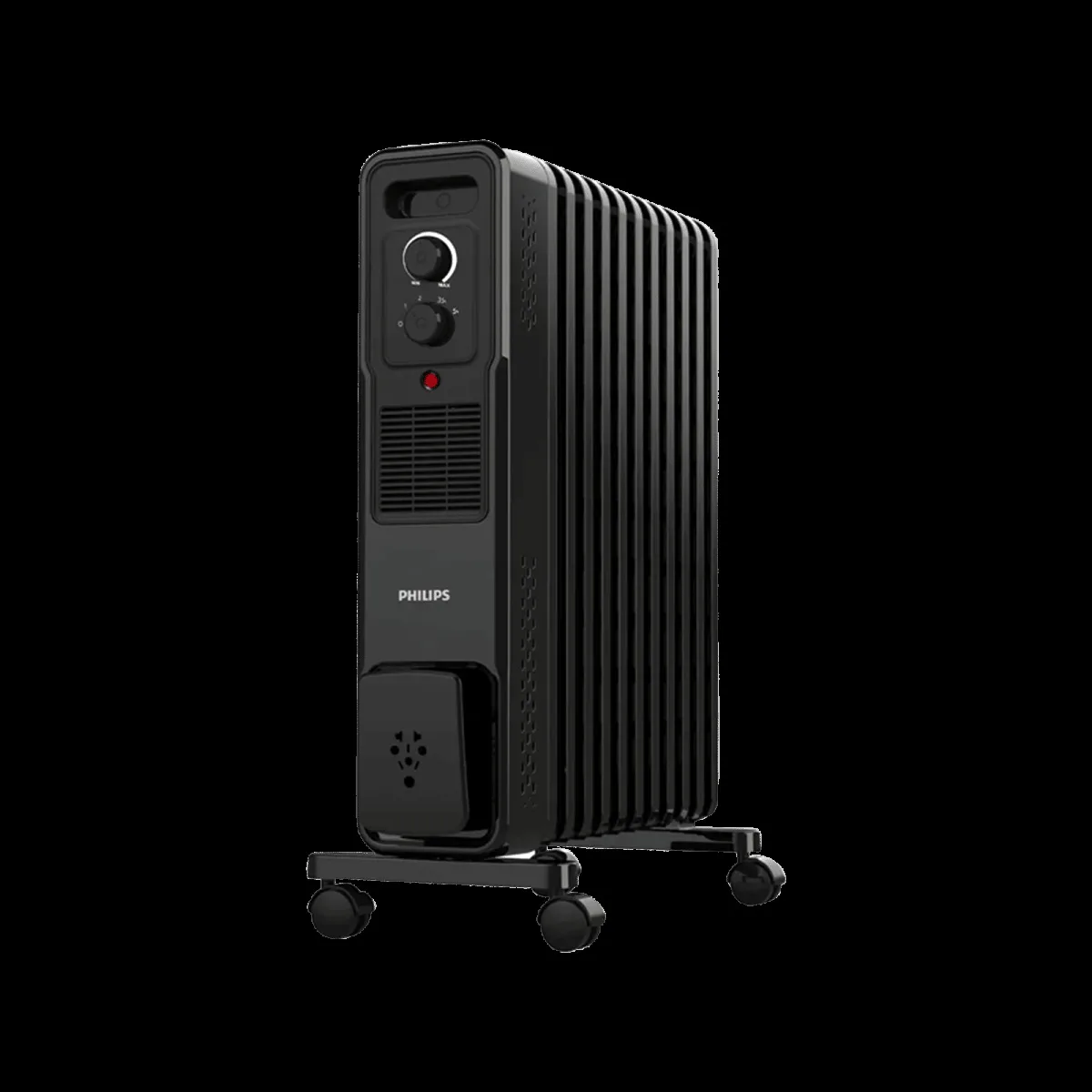 Philips CX301301 2900 W Oil Filled Radiator Room Heater with 13 Fins (5 Heating Modes, Black)