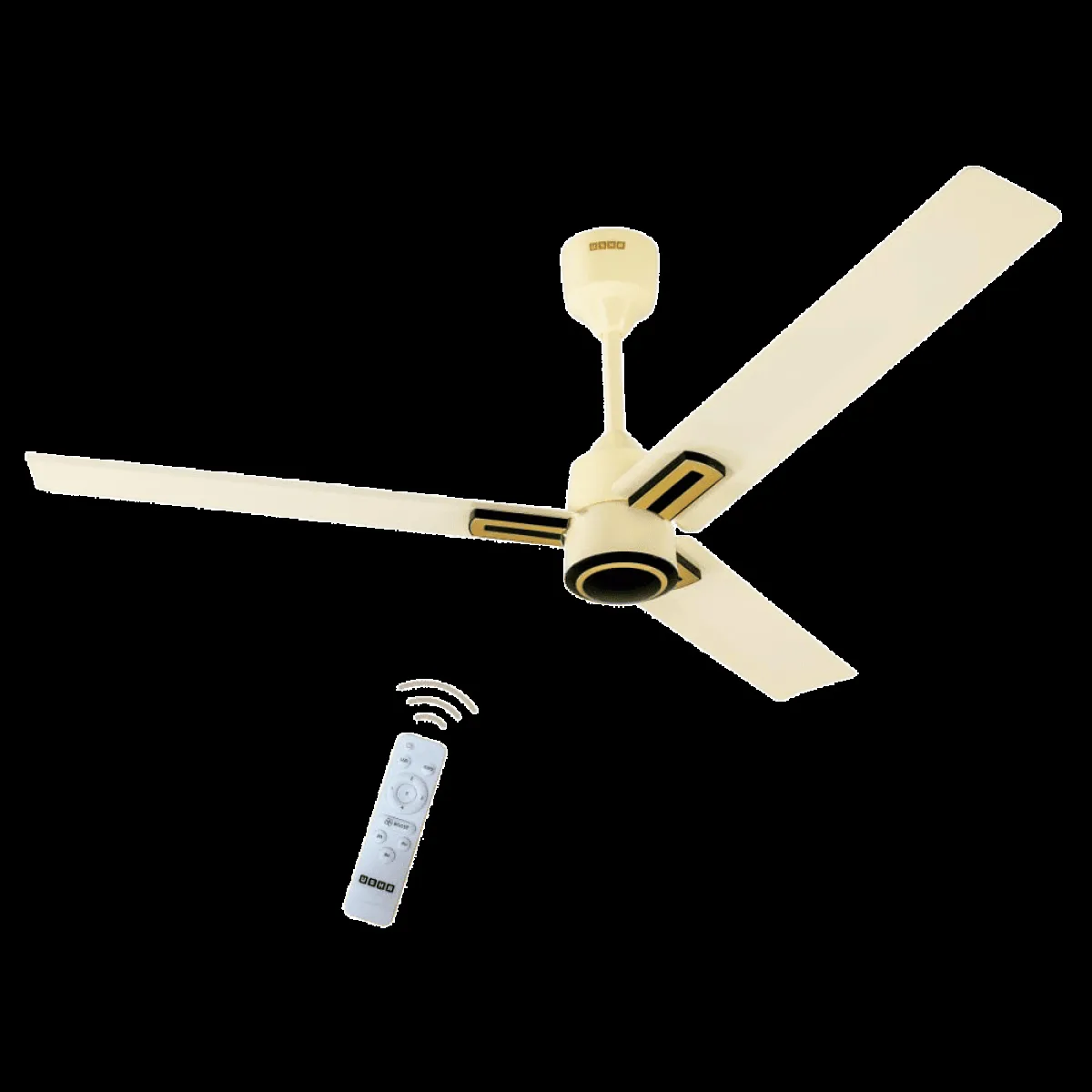 USHA AeroEdge Plus 5 Star 1200mm 3 Blade BLDC Motor Ceiling Fan with Remote (Whisper Quiet Technology, Ivory)