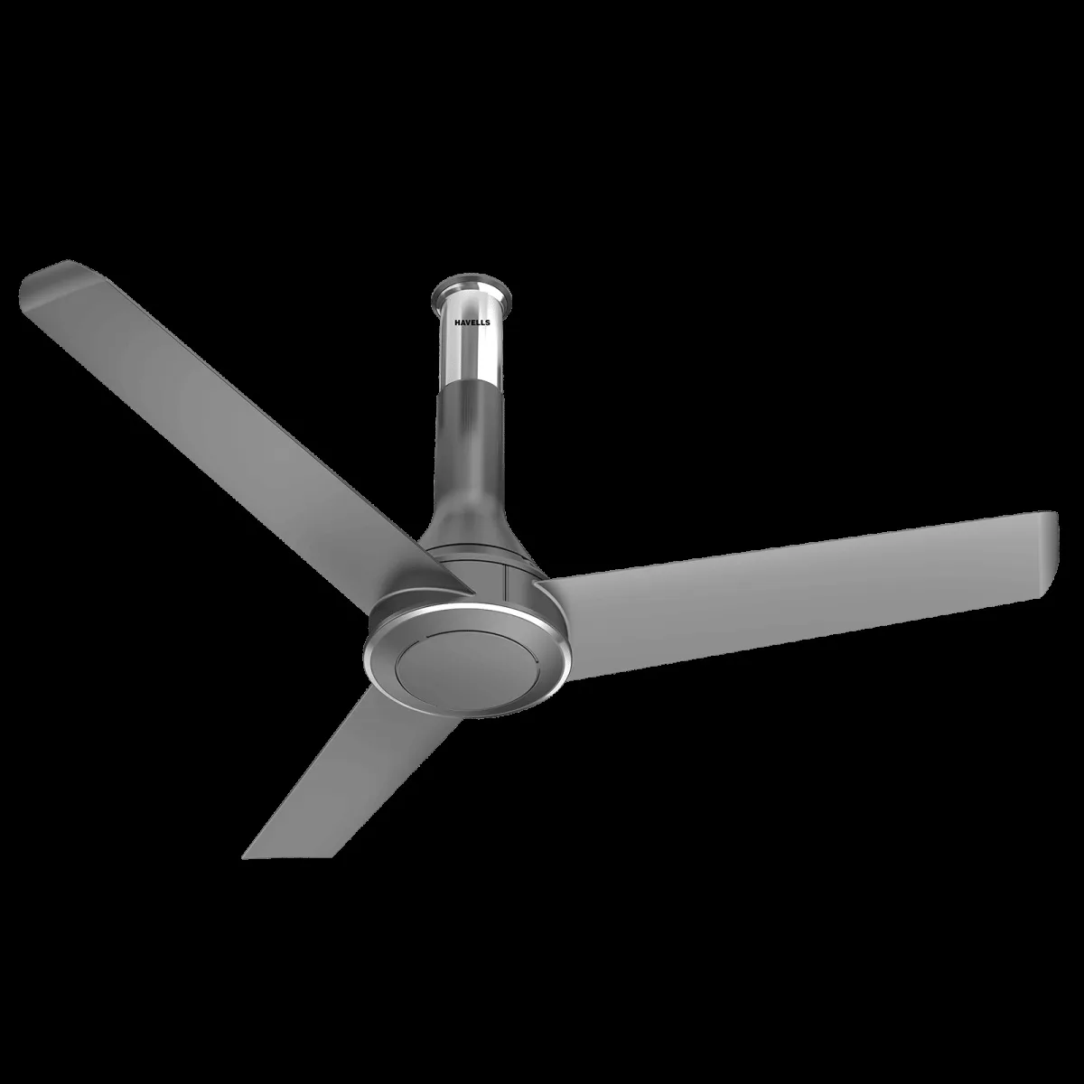 HAVELLS Crista 5 Star 1200mm 3 Blade BLDC Motor Ceiling Fan with Remote (Aerodynamic Winglet Blades, Slate Chrome)