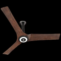 atomberg Aris Starlight 5 Star 1200mm 3 Blade BLDC Motor Smart Ceiling Fan with Remote (Boost Mode, Dark Teakwood)
