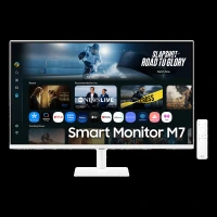 SAMSUNG M7 80 cm (32 inch) 4K Ultra HD VA Panel Ultra Wide Monitor with AI Picture Optimizer