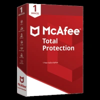 McAfee Total Protection Antivirus (1 Device, 1 Year)