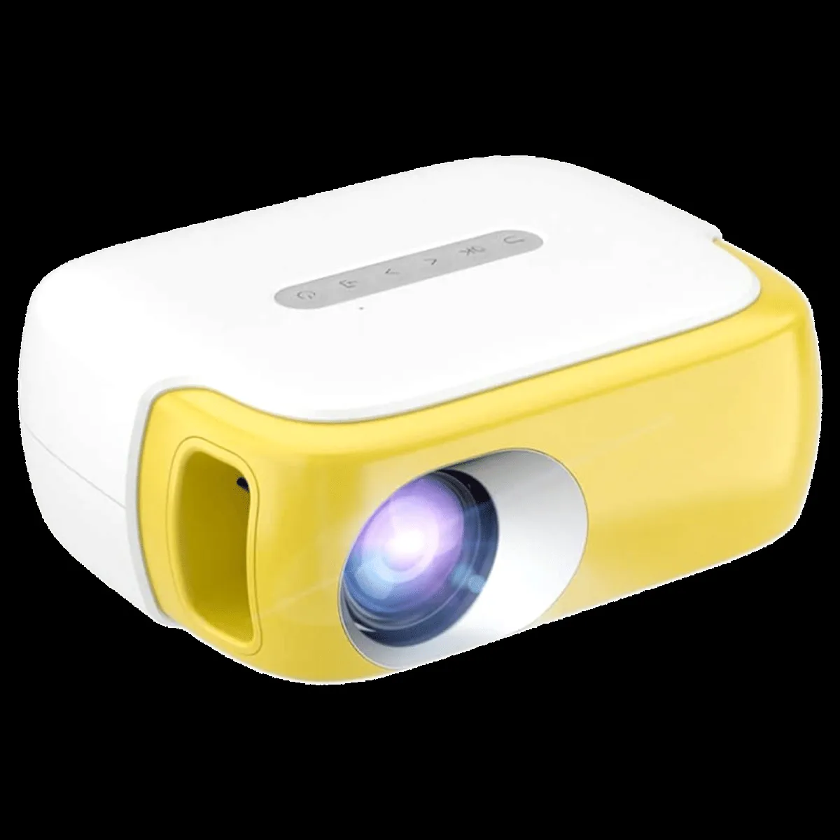 Miracle Digital Star HD 1280 LCD Projector With Remote (1200 Lumens, USB, White)