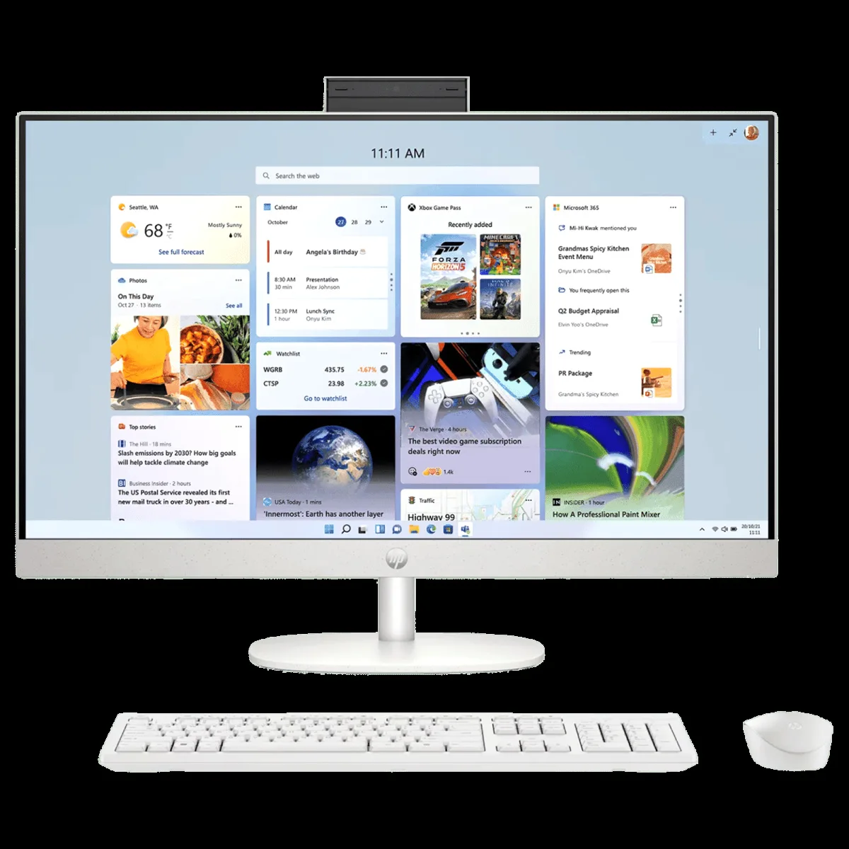 HP Essentials 27-cr0417in 27 Inch Full HD IPS Display Intel Core i5 13th Gen Windows 11 Home Desktop (16GB, 1TB SSD, Intel Iris Xe)
