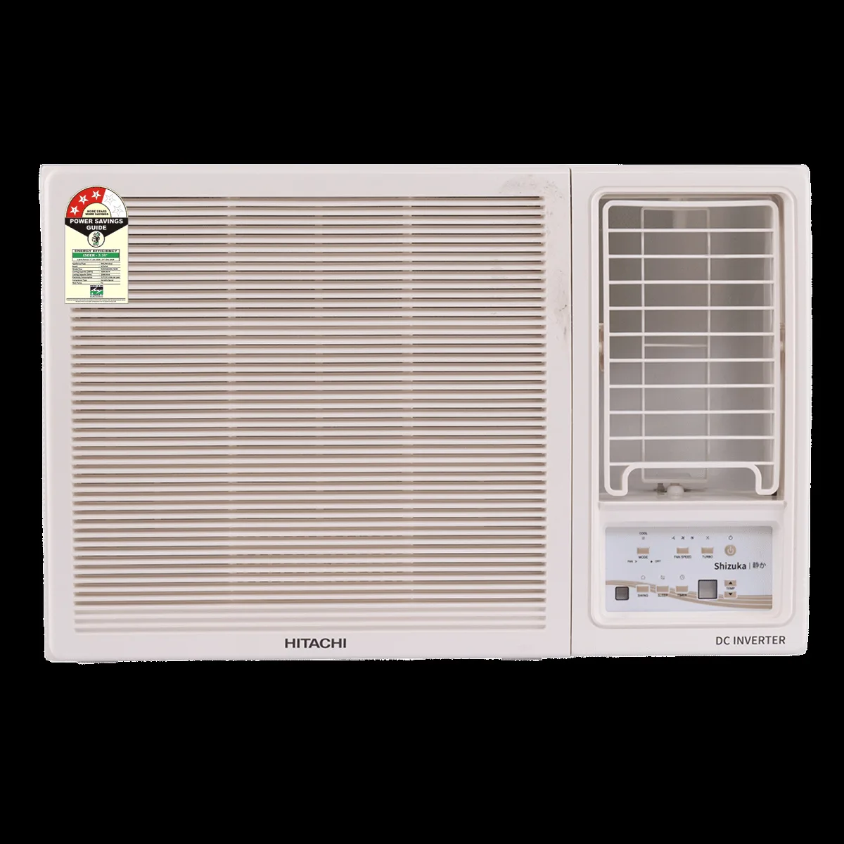 HITACHI Shizuka 1.5 Ton 3 Star Inverter Window AC (Copper Condenser, RAW318HIEO)