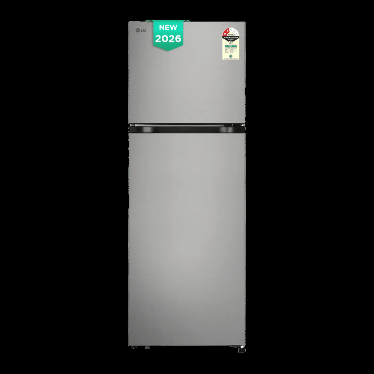 LG 251 Litres 2 Star Frost Free Double Door Convertible Refrigerator with Express Freeze (GLT2526XWPZ, Shiny Steel) (2026 Model)
