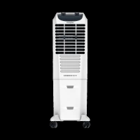 Crompton Sure Breeze 35 Litres Tower Air Cooler with Overload Protection (4 Way Air Deflection, White & Blue)