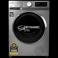 Panasonic 8 kg 5 Star Wi-Fi Fully Automatic Front Load Washing Machine (NA-148MR2L01, In-built Heater, Dark Silver)