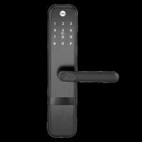 Yale Zuri Digital Lock (Fingerprint, PIN, RFID & Manual Key Access, YZuri/BL, Black)