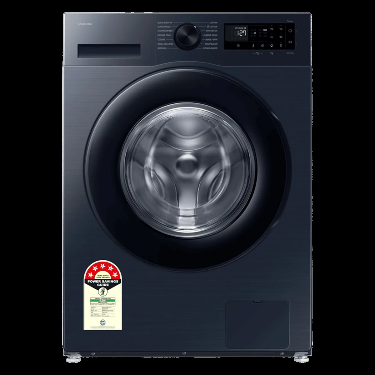 SAMSUNG 9 kg 5 Star Wi-Fi Inverter Fully Automatic Front Load Washing Machine (WW90DG5U24ASTL, Energy Mode, Navy)