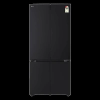 LG 610 Litres 3 Star Frost Free French Door Smart Wifi Enabled Refrigerator with Hygiene Fresh Plus (GV-B25FFGMB, Black Glass)