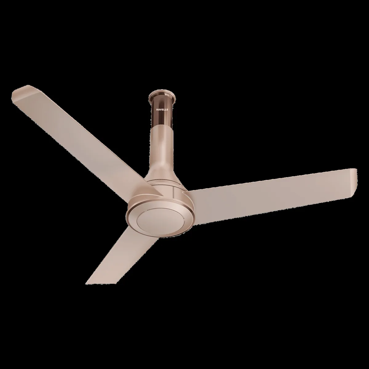 HAVELLS Crista 5 Star 1200mm 3 Blade BLDC Motor Ceiling Fan with Remote (Aerodynamic Winglet Blades, Champagne Cola)