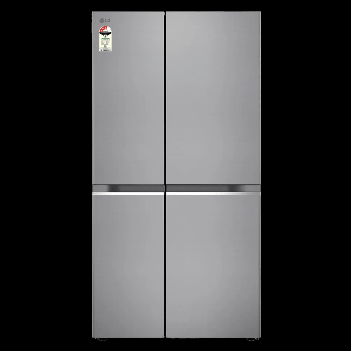 LG 650 Litres 3 Star Frost Free Side by Side Refrigerator with DoorCooling Plus Technology (GL- B257HPZ3, Shiny Steel)