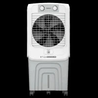 Havells KoolMaster 80 Litres Desert Air Cooler with Bacteria Shield Honeycomb Cooling Pad Technology (Dual Flow Technology, White & Grey)