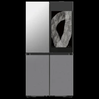 SAMSUNG 809 Litres Frost Free French Door Convertible Refrigerator with Water Dispenser (RF71DB9950QD/TL, Clean Charcoal & Stainless Steel)