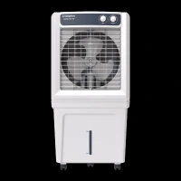 Crompton Aura 110 Litres Desert Air Cooler with Everlast Pump (Collasible Louvers, Indian Ink & While)