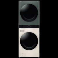 LG WashTower 13 kg/10 kg Fully Automatic Front Load Washer Dryer Combo (AI Direct Drive, FWT1310BG.ABGQEIL, Green and Beige)