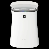 SHARP FP-F40E-W Air Purifier with Plasmacluster Ion Generator (Haze Mode, White)