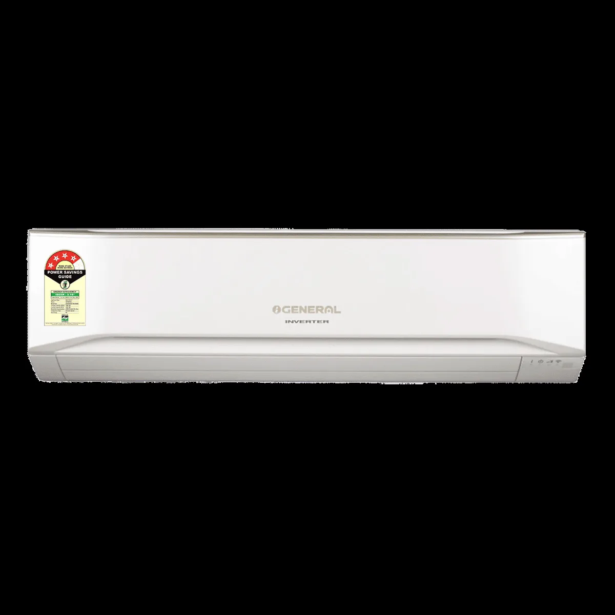 O GENERAL Advanced Hyper Tropical 2 Ton 4 Star Inverter Split AC (Copper Condenser, PM 2.5 Filter, ASGG24CETB-B)