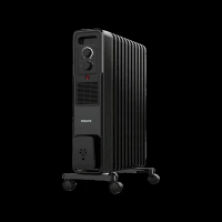 Philips CX301101 2900W Oil Filled Radiator Room Heater with Adjustable Thermostat (Tilt Protection, Black)