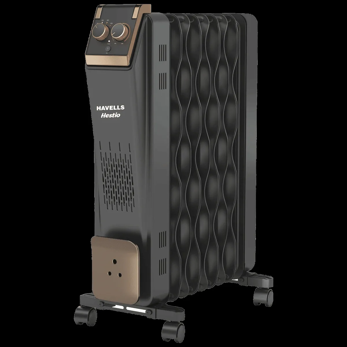 HAVELLS Hestio 2400W PTC Oil Filled Radiator Room Heater with 9 Wave Fins (Cutting Edge Technology
