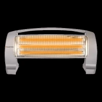 Russell Hobbs HeatLine 1200W Carbon Room Heater with 3 Heating Modes (Triple Carbon Tubes, Grey)