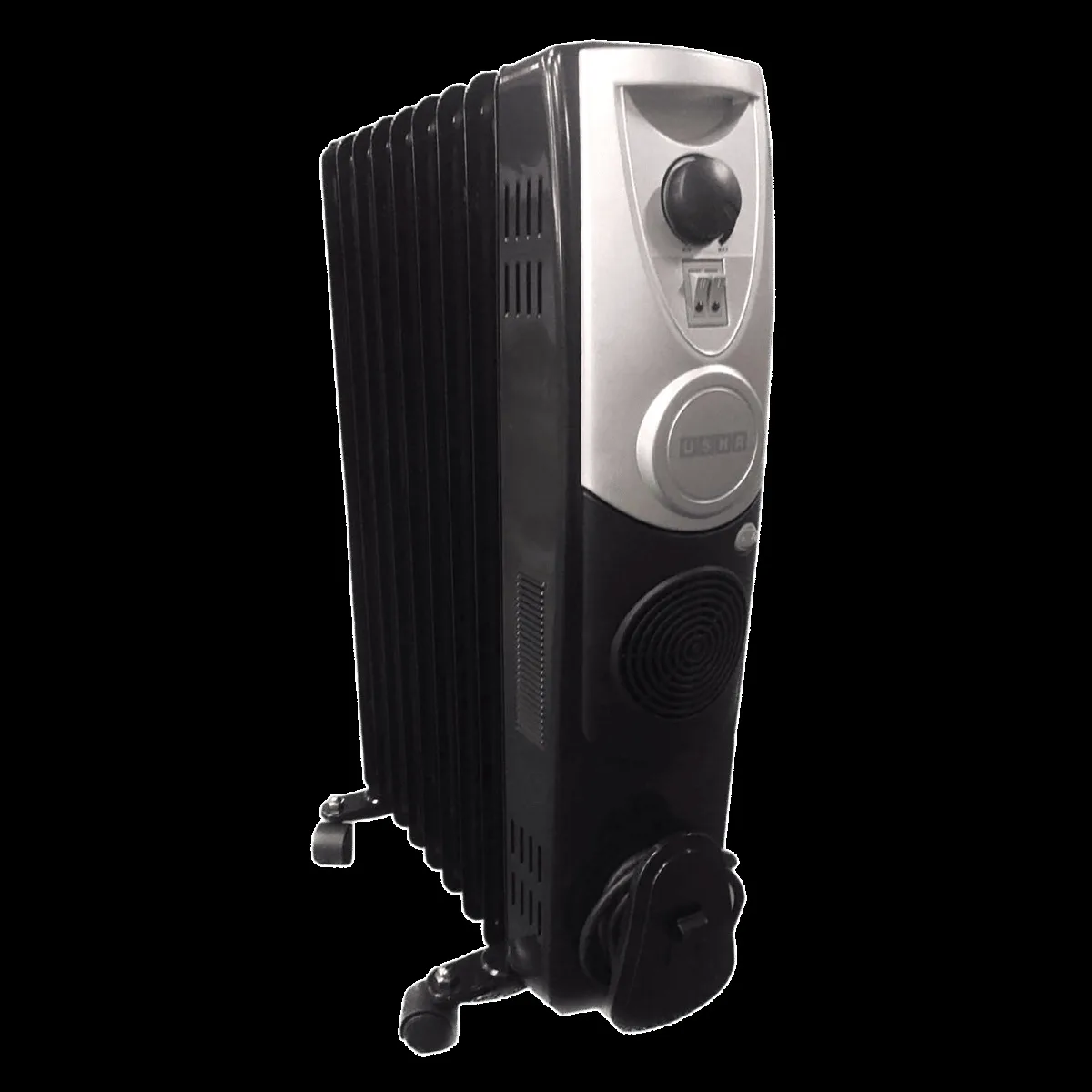 USHA 4209 F 2400W PTC Oil Filled Radiator Room Heater with Rust Protection (Adjustable Thermostat