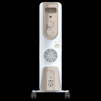 BAJAJ Vienna OFR 13F 2500W Oil Filled Radiator Room Heater with Automatic Thermal Cutout (Adjustable Thermostat