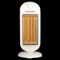 Russell Hobbs Tower Beam 1200W Carbon Room Heater with 2 Heating Modes (Custom Heat Control, White)