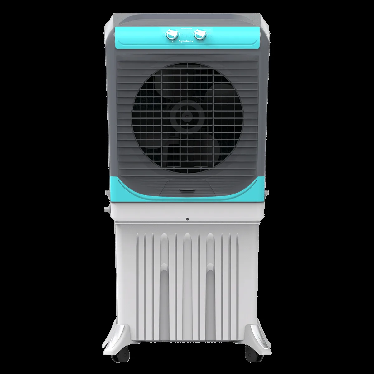 Symphony Maxwind 120EX 120 Litres Desert Air Cooler with CFD Technology (Inverter Compatible, Grey & Blue)