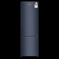Haier 265 Litres 2 Star Frost Free Double Door Bottom Mount Convertible Refrigerator with Turbo Icing (HRB-3152BGK-P, Graphite Black)