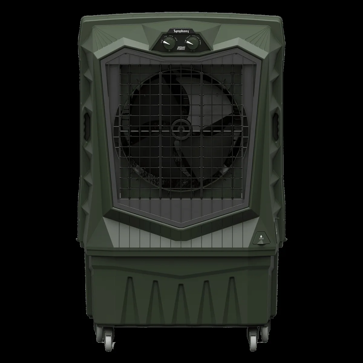 Symphony Air Force 120 Litres Desert Air Cooler with Xtra Power Jet Fan (Inverter Compatible, Militry Green)