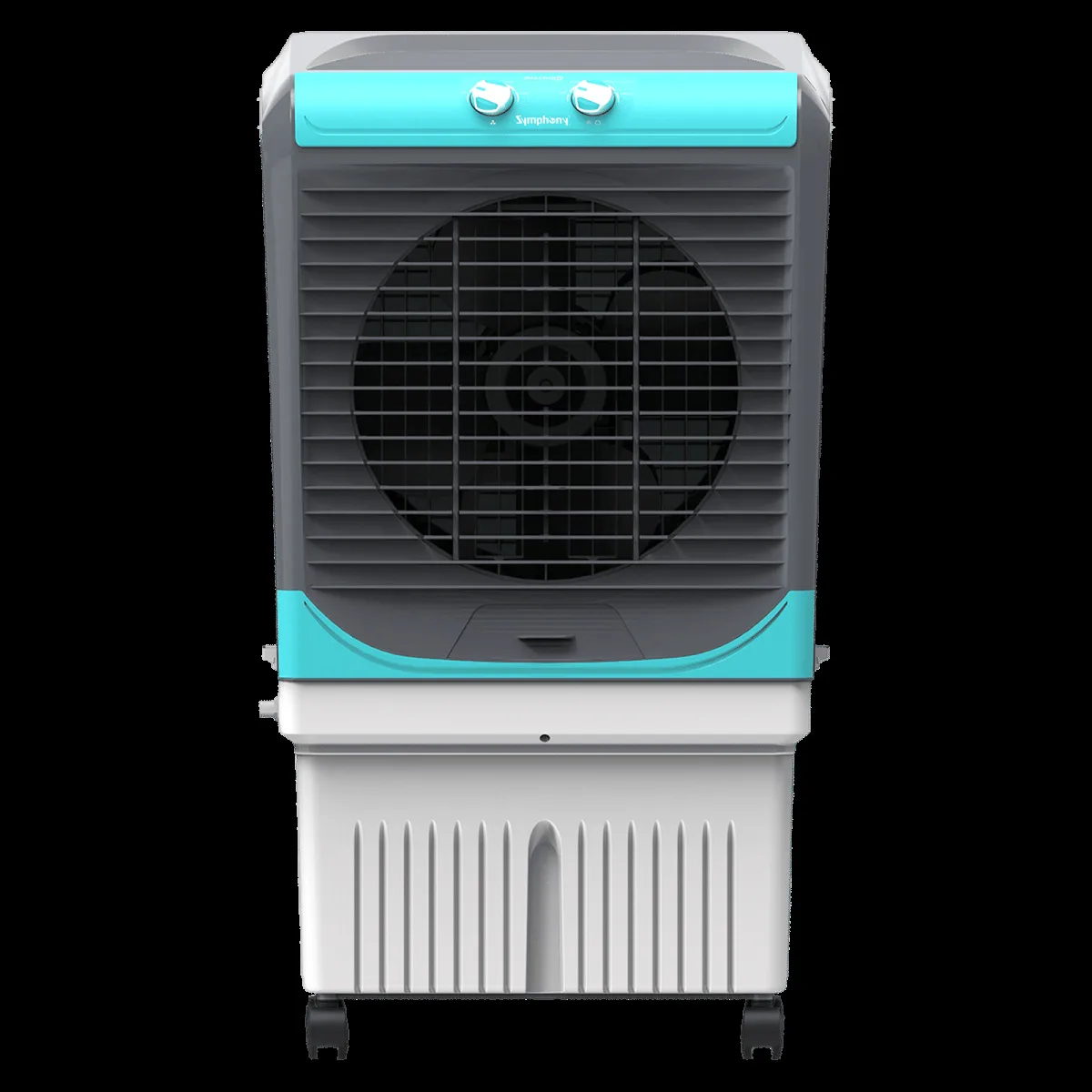 Symphony Maxwind 80EX 80 Litres Desert Air Cooler with CFD Technology (Inverter Compatible, Grey & Blue)