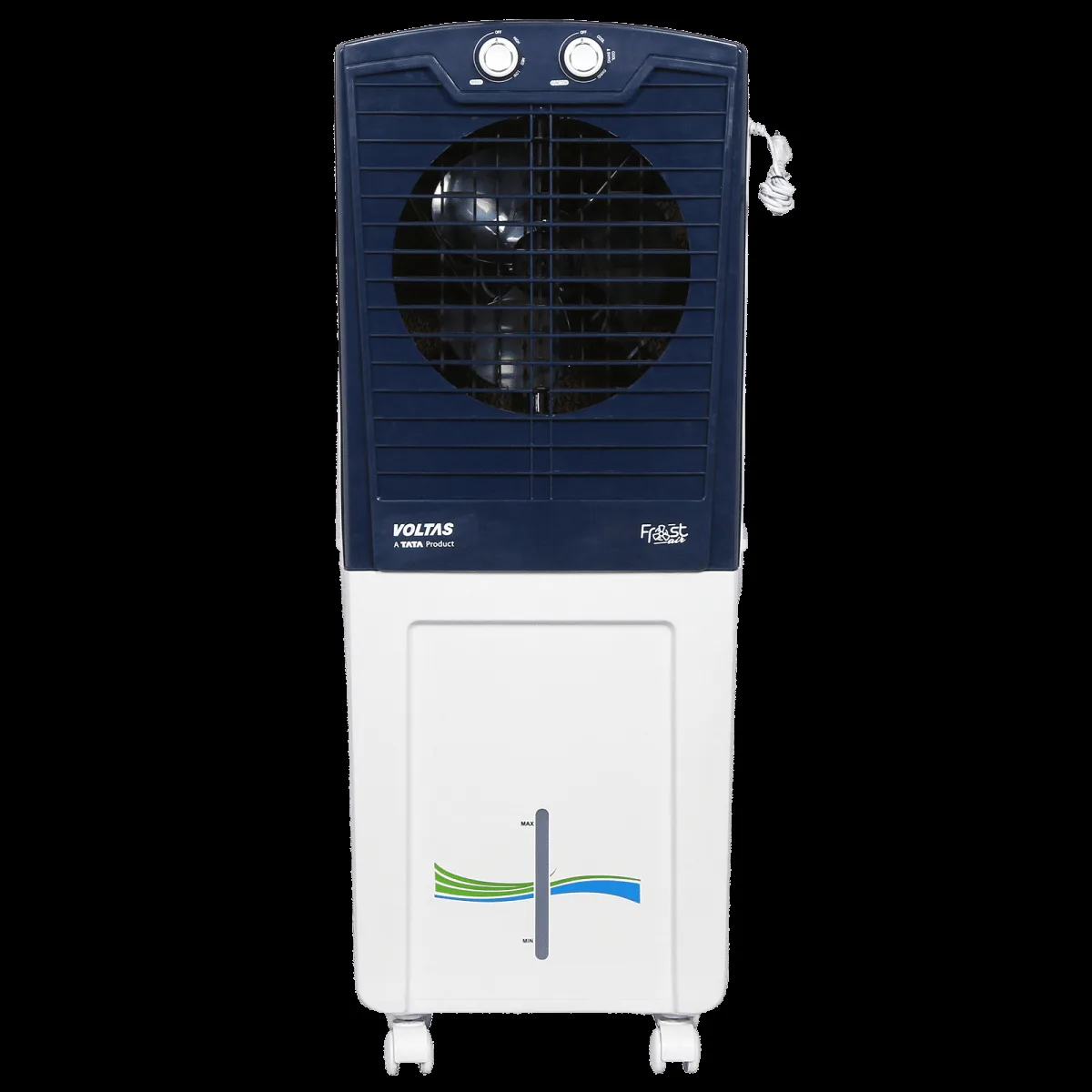 VOLTAS Frost Air 60 Litres Personal Air Cooler with Thermal Overload Protection (3 Speed Control, Oxford Blue)