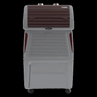 Symphony Touch 40 Litres Desert Air Cooler with CFD Technology (Inverter Compatible, Grey & Brown)