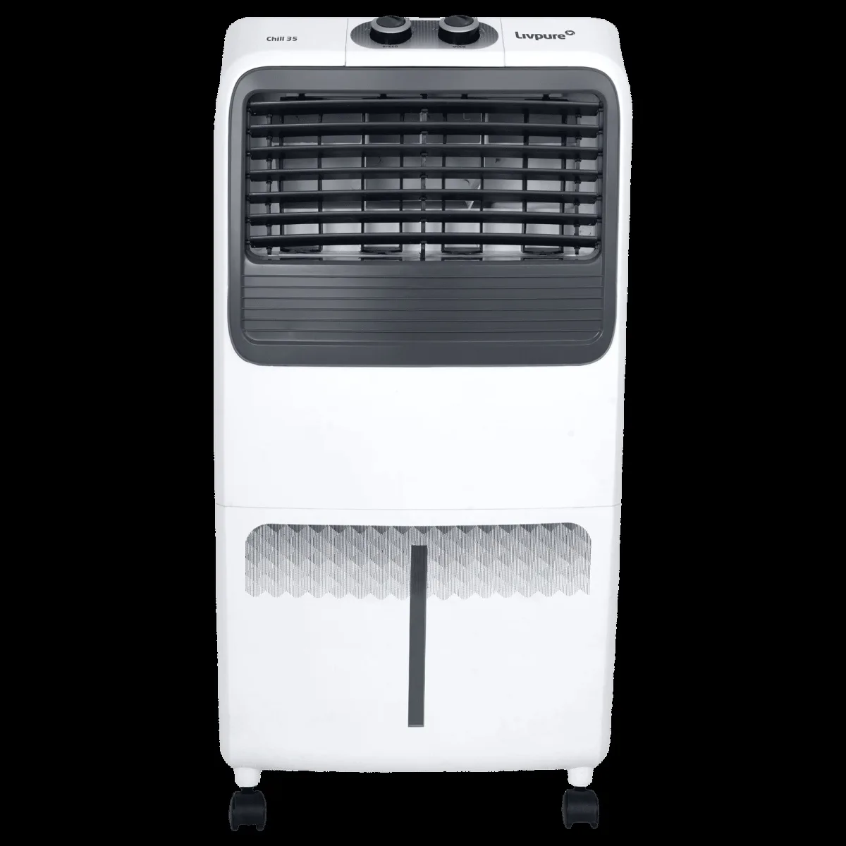 Livpure Chill 35 Litres Personal Air Cooler with Ice Chamber (Thermal Overload Protection, Grey & White)