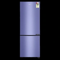 Haier 237 Litres 2 Star Frost Free Double Door Bottom Mount Convertible Refrigerator with Turbo Icing (HRB-2872BSI-P, Storm Inox)