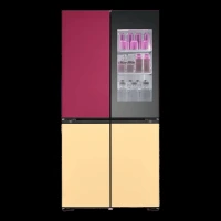 LG 617 Litres 3 Star Frost Free French Door Smart Wifi Enabled Refrigerator with Multi Air Flow (GR-A24FDMMB, Multicolour)