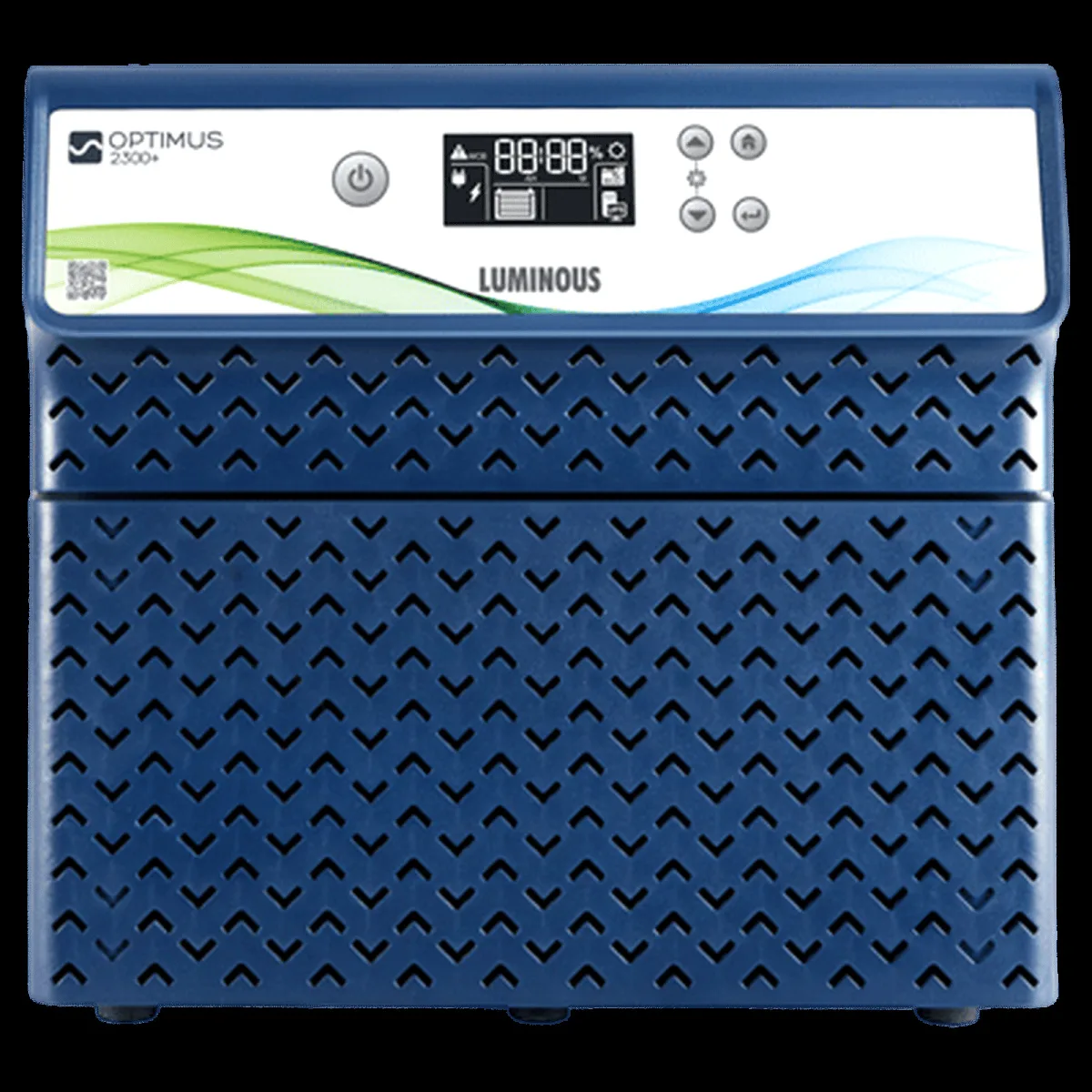 LUMINOUS Optimus 2300 Plus 21 Amps Inverter (1600 W, LCD Display, Blue)