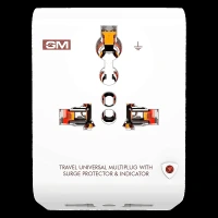 GM G Magic 1 Plugs Travel Adapter (Universal Compatibility, 3012, White)