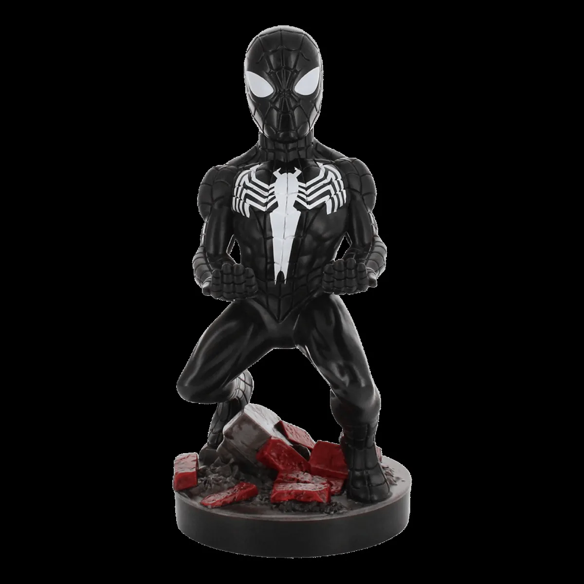 Cable Guys Symbiote Spiderman Gaming Accessory For Gaming Controllers and Mobile Phones (PC00003518, Black)