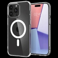 spigen Ultra Hybrid Hard TPU & Polycarbonate Back Cover for Apple iPhone 15 Pro (Supports Wireless Charging, White)