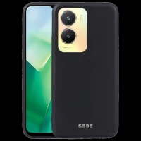 ESSE Soft Silicone Back Case for Vivo T2X (Optimal Protection, Black)