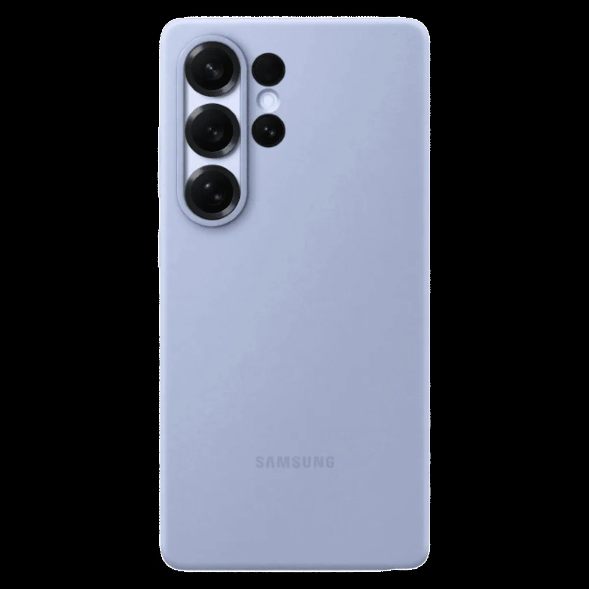 SAMSUNG Soft Silicone Back Case for SAMSUNG Galaxy S25 Ultra (Ul Certified, Light Blue)