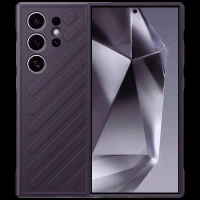 SAMSUNG Shield Polyurethane Back Case for SAMSUNG Galaxy S24 Ultra (Durable and Modern, Dark Violet)