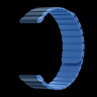 GRIPP Dual Reverser Silicon Magnetic Strap for Apple Watch Ultra 2, Watch Ultra, Watch Series SE, 4, 5, 6, 7, 8, 9 & 10 (44mm / 45mm / 46mm / 49mm) (Lightweight, Dark Blue & Light Blue)