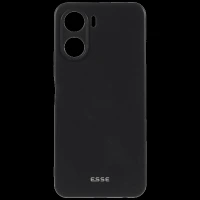 ESSE Soft Silicone Back Case for Vivo Y16 (Optimal Protection, Black)